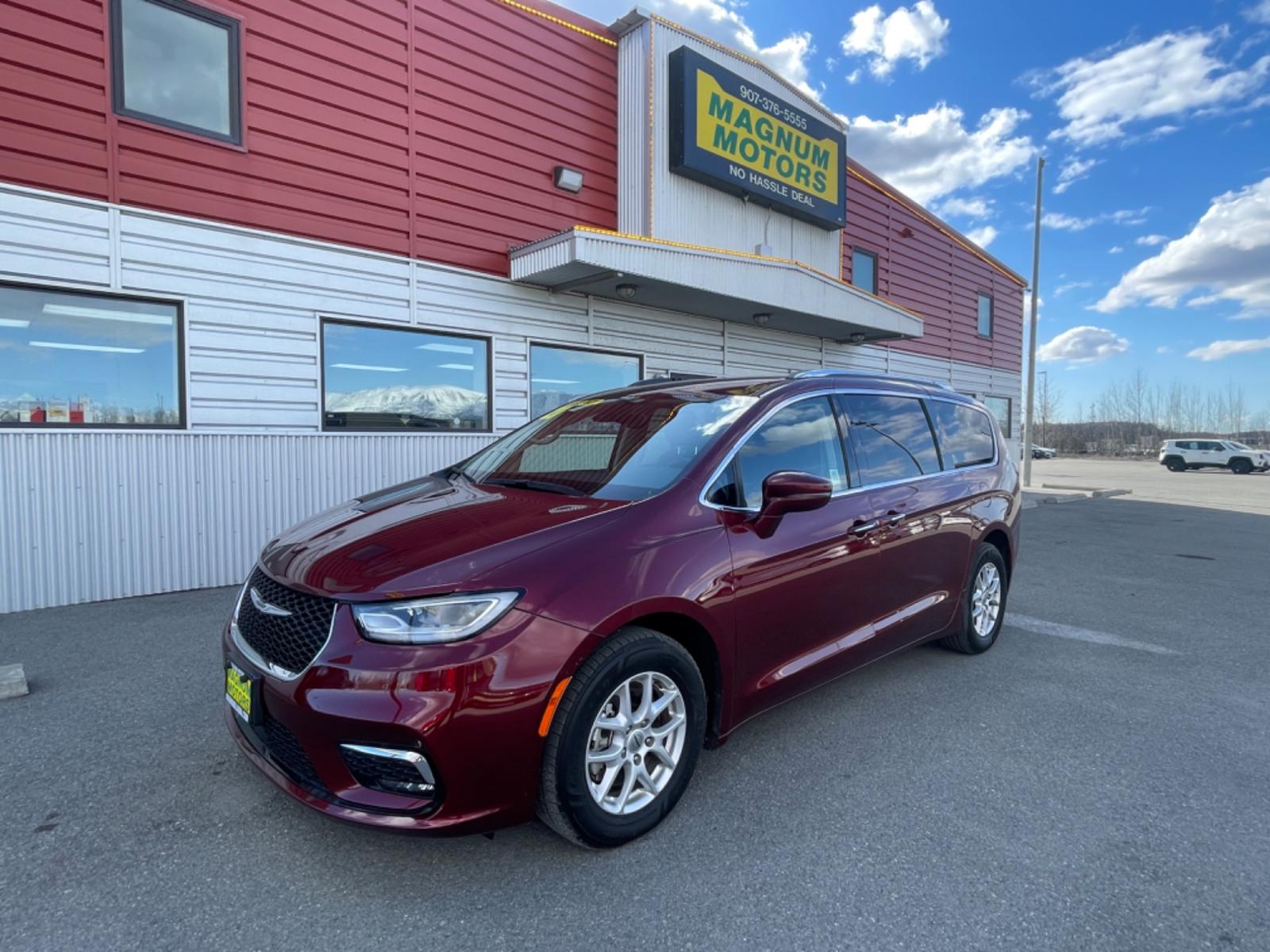 2021 RED CHRYSLER PACIFICA TOURING L (2C4RC1BG8MR) with an 3.6L engine, Automatic transmission, located at 1960 Industrial Drive, Wasilla, 99654, (907) 274-2277, 61.573475, -149.400146 - Photo #0